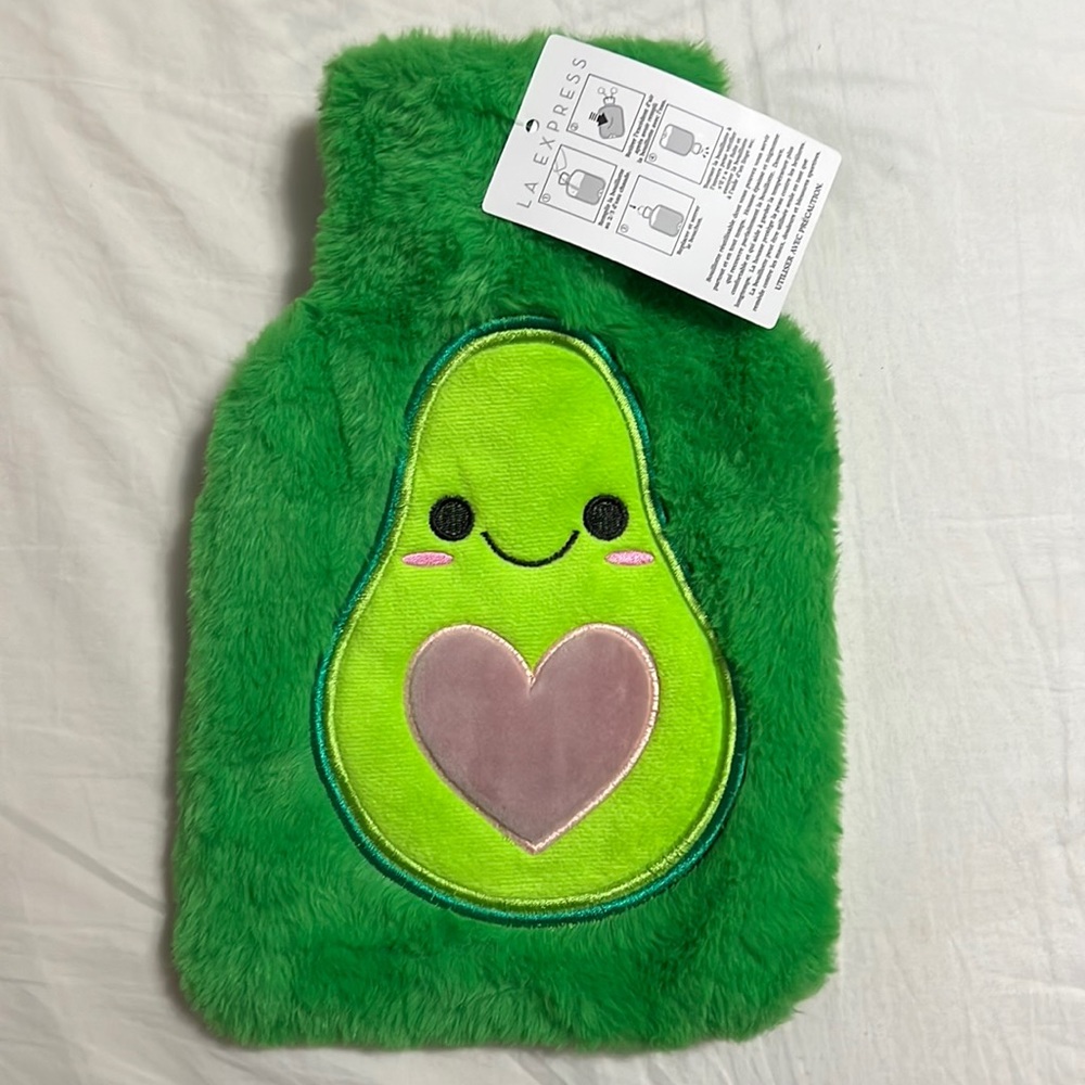 NWT HOT WATER BAG WITH FUZZY COVER